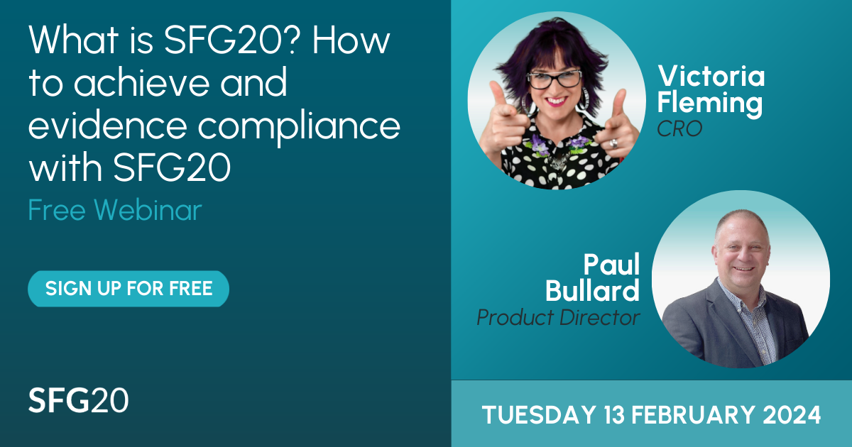 What is SFG20 How to achieve and evidence compliance with SFG20 6595198c2771c